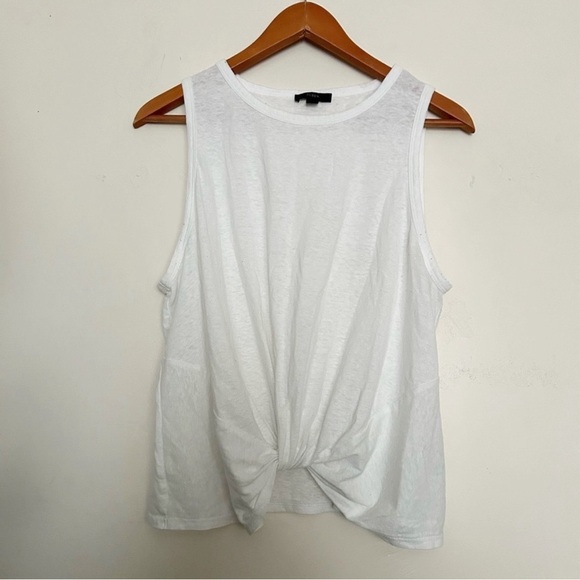J.Crew Slub twist-front tank - Picture 1 of 3